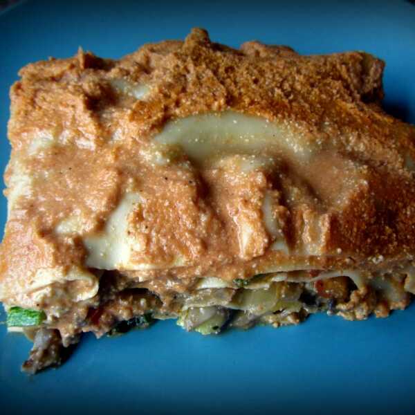 Wegańska lasagne