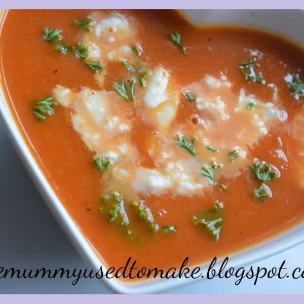 CINNAMON & GINGER TOMATO SOUP ~ Pomidorowa Cynamonowa