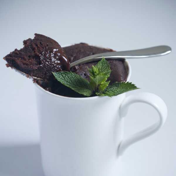 Mug Cake au Chocolat - 100% de bonheur / Czekoladowe Ciasto w Kubku - 100% szczęścia