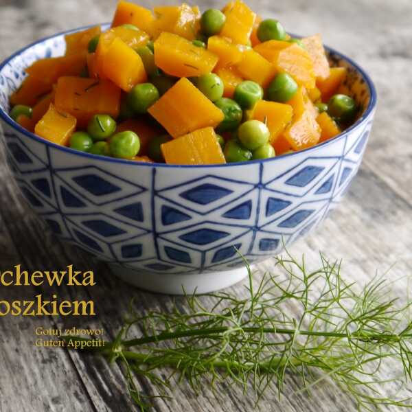 Marchewka z groszkiem