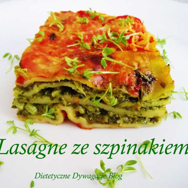 Lasagne ze szpinakiem 