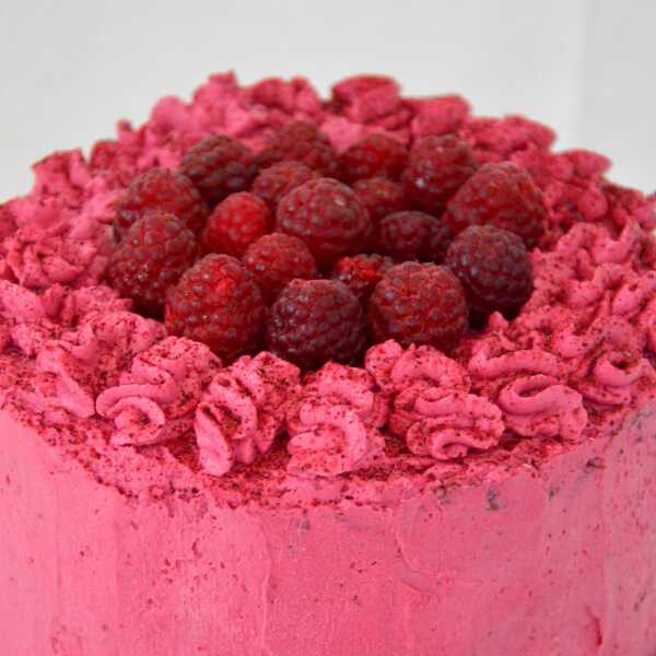 Raspberry hibiscus cake 