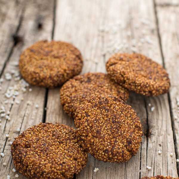 Ciasteczka z amarantusa z dynią i imbirem (bez glutenu, bez cukru) - przepis.