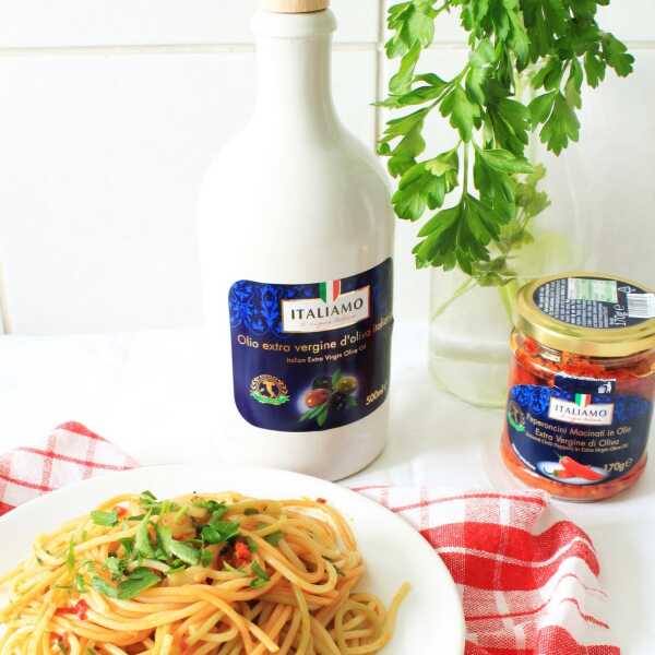 Tydzień włoski w Lidlu, czyli spaghetti aglio, olio e pepperoncino!