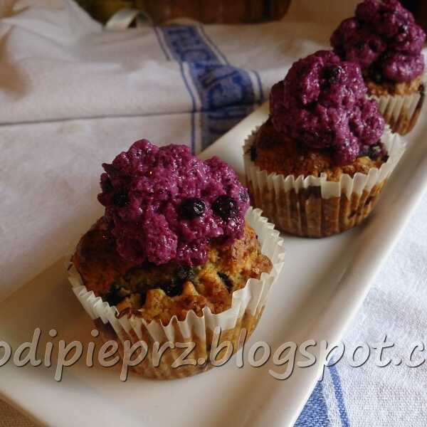 Jagodowe muffiny