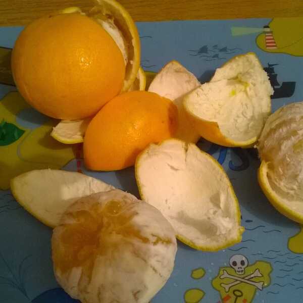 Pomarańczówka na całych owocach