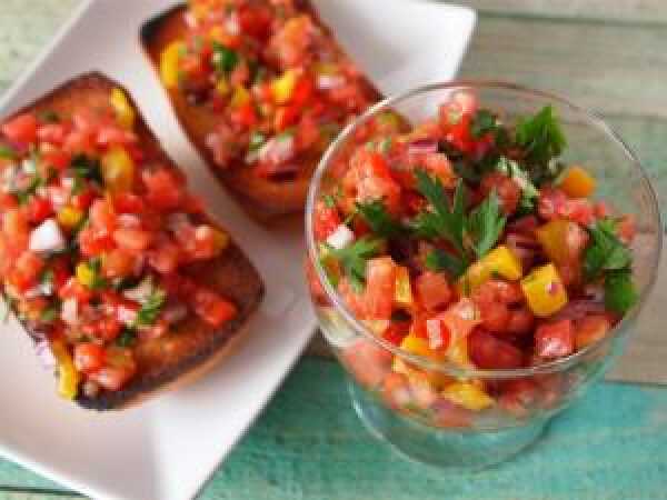 Salsa z papryki i pomidorów