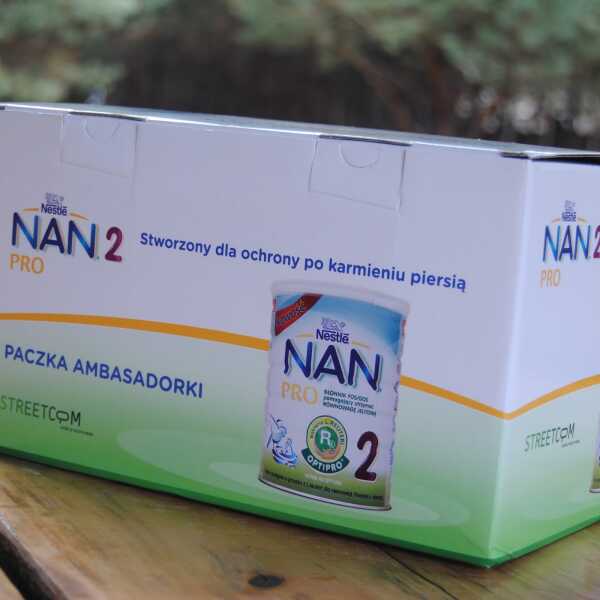 Coś dla najmłodszych- mleko modyfikowane Nestle Nan Pro2