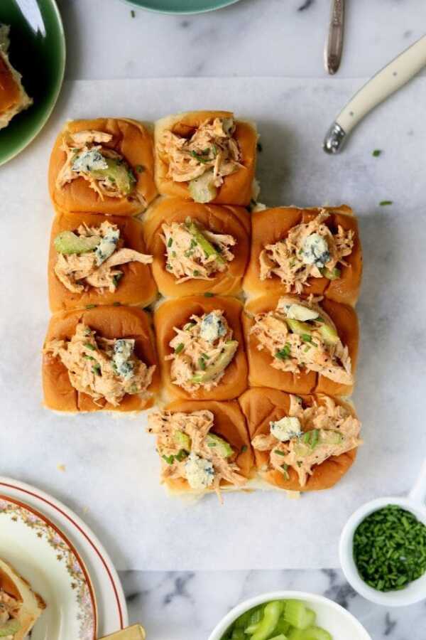 Spicy Buffalo Chicken Sweet Rolls