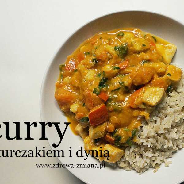 Kokosowe curry z kurczakiem i dynią