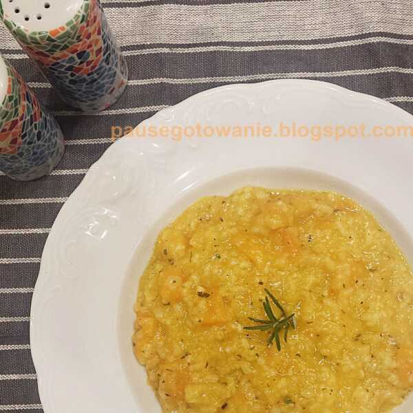 Risotto dyniowe na oleju kokosowym