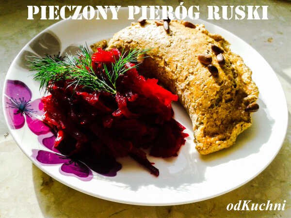 Pieczony Pełnoziarnisty Pieróg Ruski