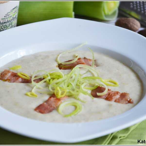 ZUPA POROWO-ZIEMNIACZANA NA MLEKU Z BOCZKIEM 