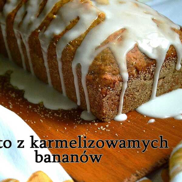 Ciasto z karmelizowanych bananów