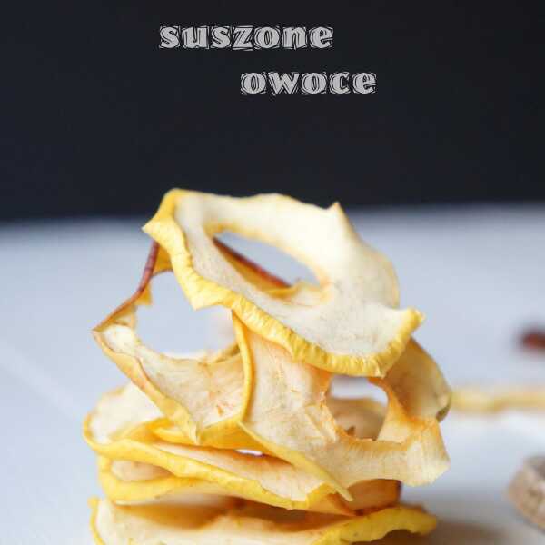 Suszone owoce 