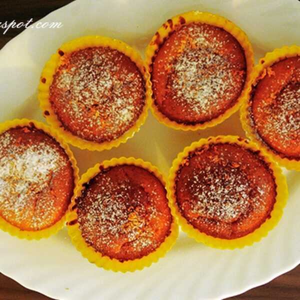  Jogurtowe muffinki z kremem cytrynowym / Yogurt muffins with lemon cream