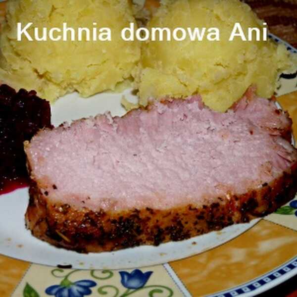 Pieczony schab peklowany