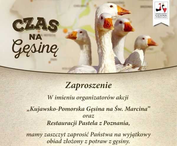 Czas na gęsinę w poznańskiej Pasteli