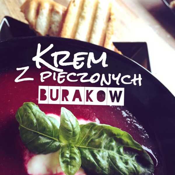 Krem z pieczonych buraków