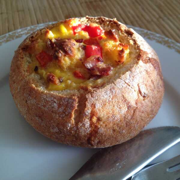 Co na śniadanie? Po prostu zapiekane bułeczki.