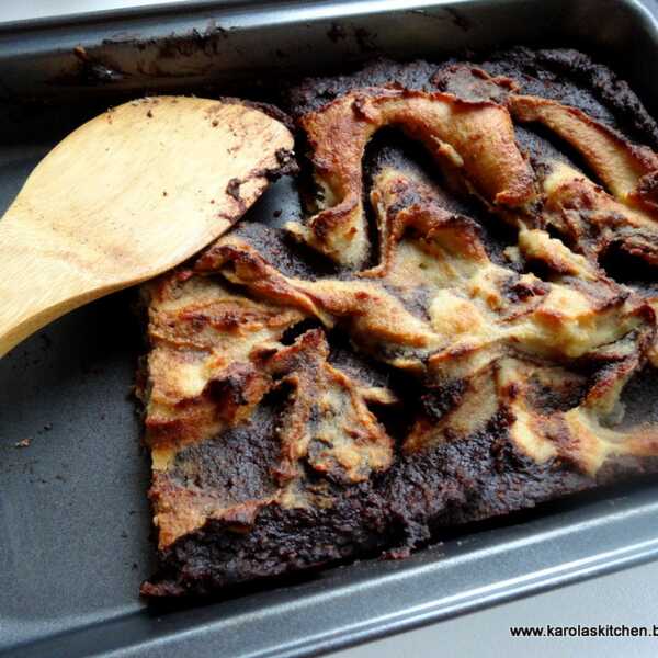 Serniko-brownie bez cukru / Sugarless Cheesecake Brownie