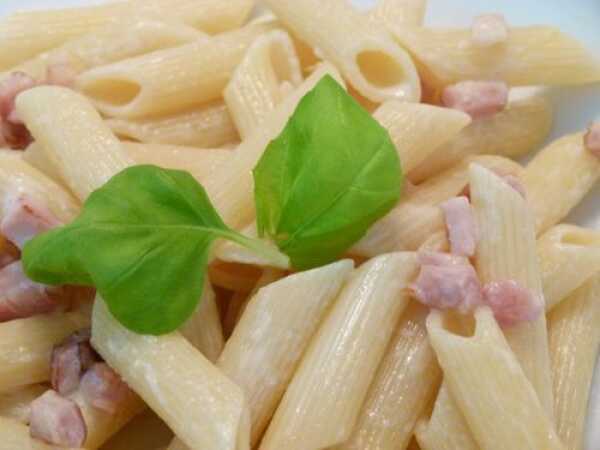 Penne carbonara