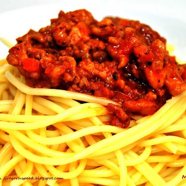 Spaghetti bolognese