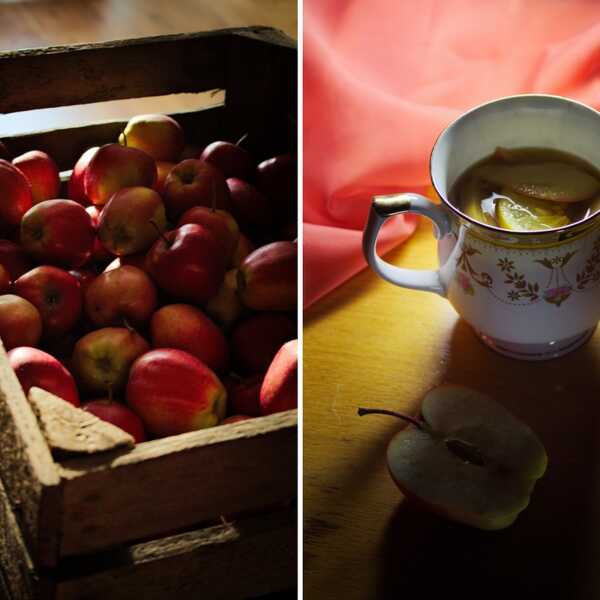 Zimowa korzenna herbata z jabłkami