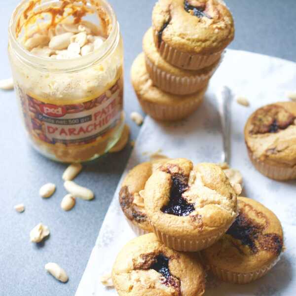 WANILIOWE MUFFINY PEANUT BUTTER & JELLY