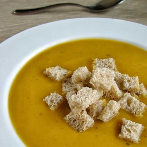 Sweet potato and coconut soup...