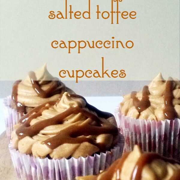Cupcake'i cappuccino z kremem krówkowym i solonym toffee