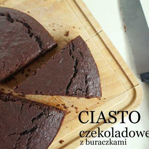 Ciasto czekoladowe z buraczkami bez dodatku cukru, czyli o magii czekolady