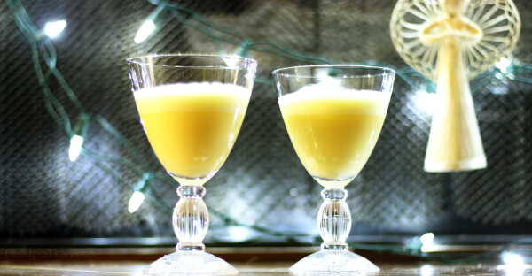 Holiday Eggnog Martini just like grandma used to make