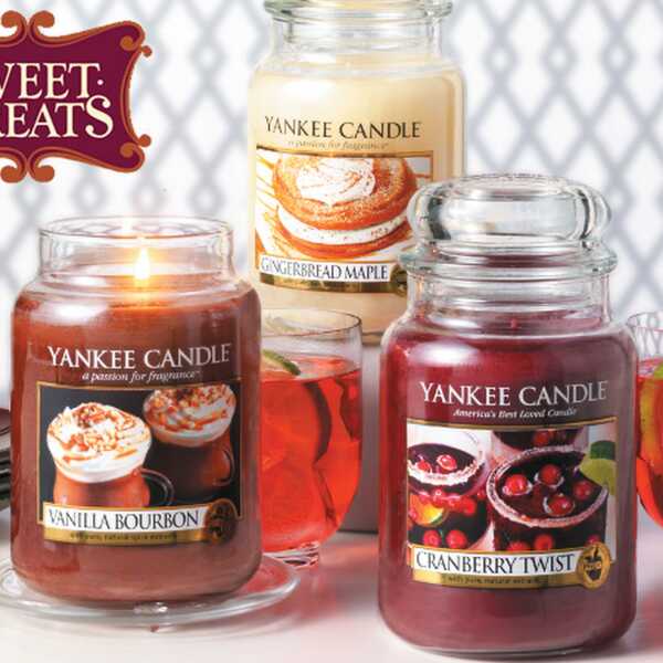 Pachnący kącik 41 - Yankee Candle Sweet Treats: Gingerbread maple, Vanilla bourbon i Cranberry twist