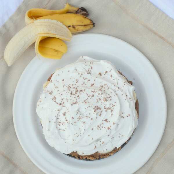 Wegańskie banoffee pie