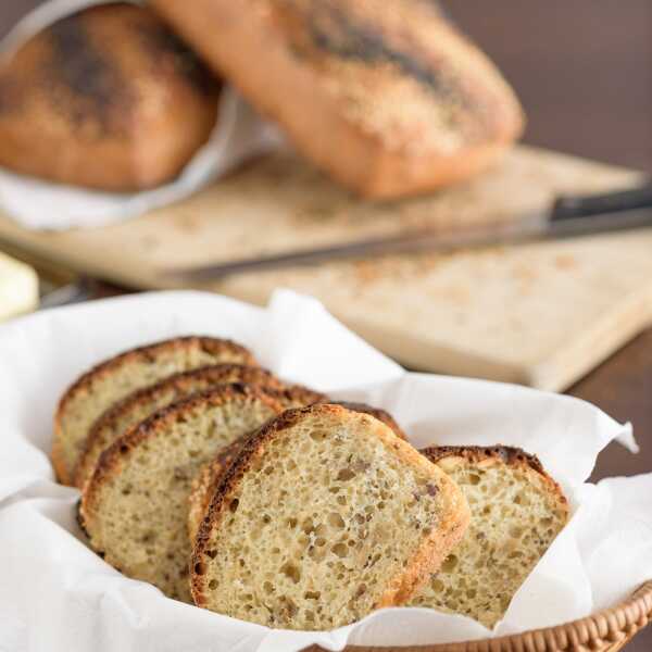Chleb pszenny na drożdżach - prosty i szybki! Chleb Grażyn