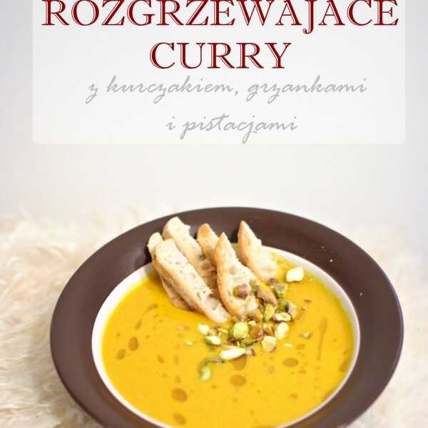 Zupa curry z kurczakiem i grzankami!