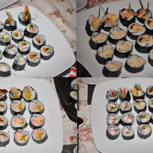 Sushi dla początkujących, moje pierwsze :)