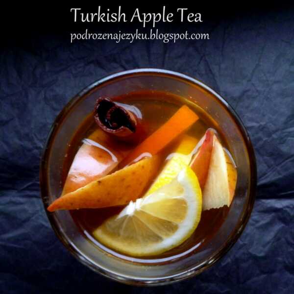 Herbata turecka z jabłkami i cynamonem