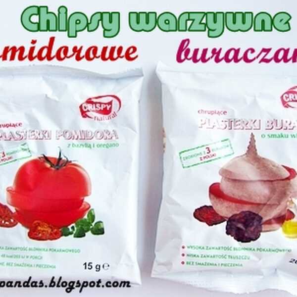 Chipsy z pomidorów i buraka – Crispy Natural