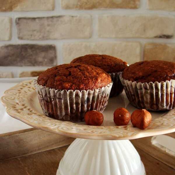 Muffinki czekoladowo-orzechowe 