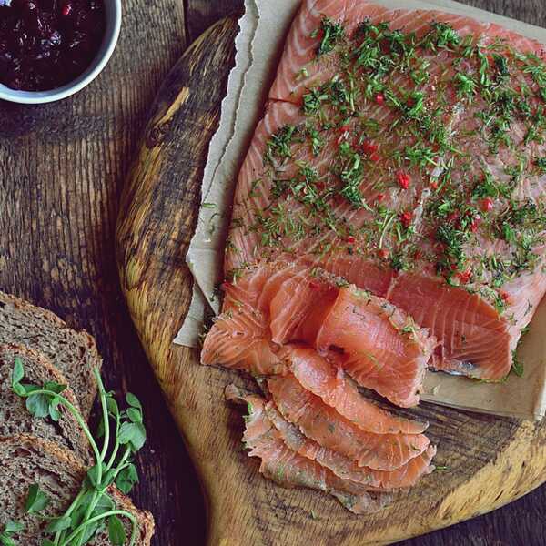 Gravlax w cytrusach