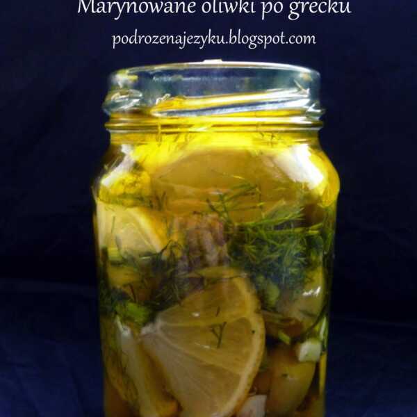 Marynowane oliwki po grecku