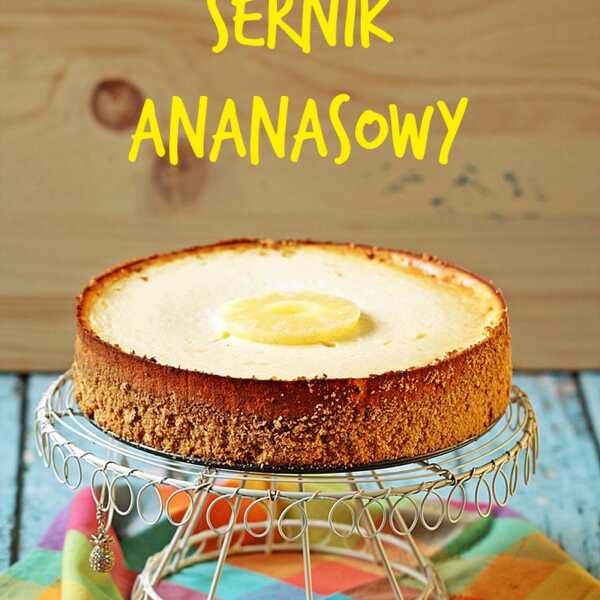 Sernik ananasowy