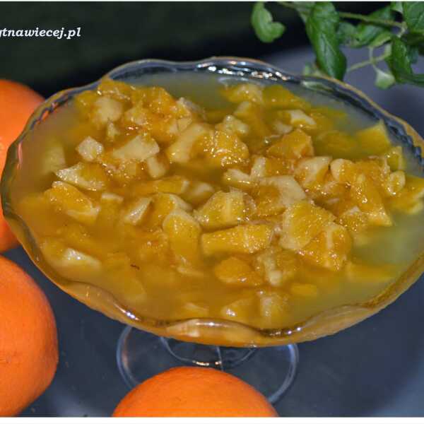 Karmelizowane pomarańcze /pomarańczowy sos/
