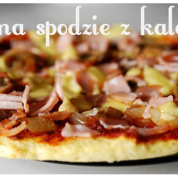 Pizza na spodzie z kalafiora