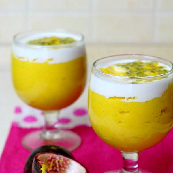 Pudding jaglany o smaku mango