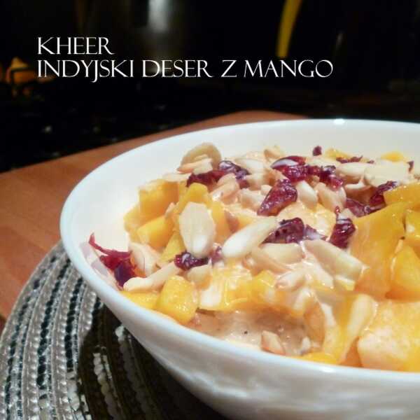 Kheer ze świeżym mango