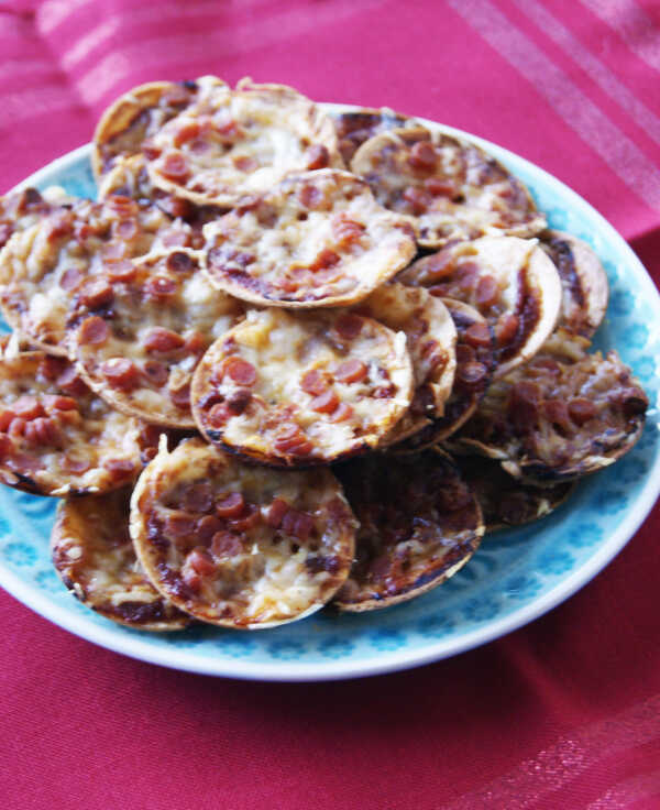 Mini pizze na tortillach