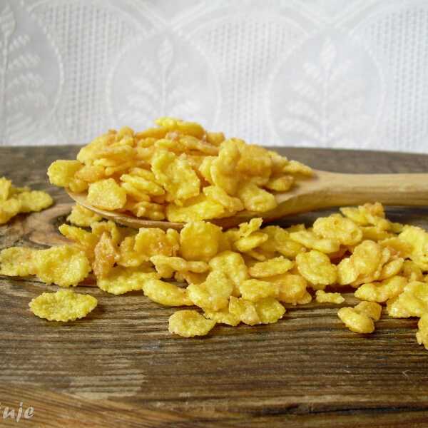 Karmelizowane płatki kukurydziane